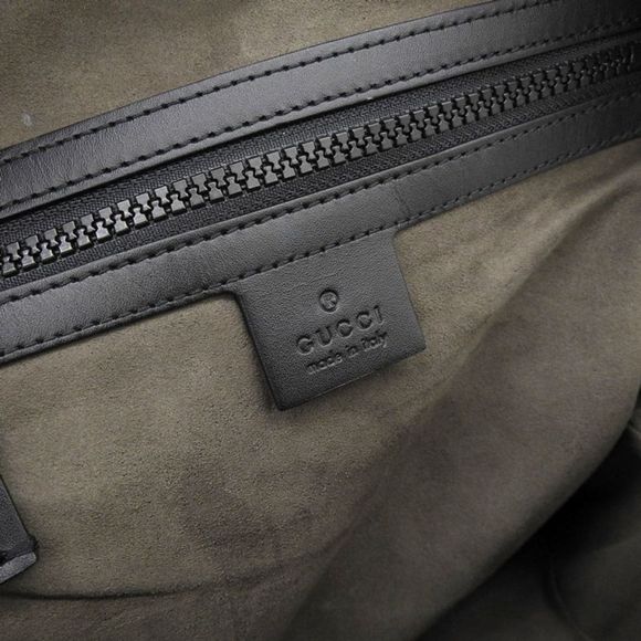 Gucci GG Supreme Small Backpack Rucksack Canvas Beige Black - Picture 6 of 6